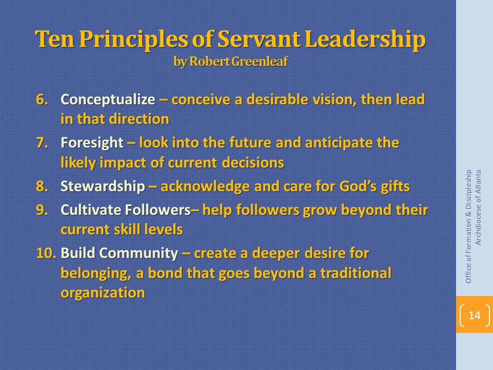 Leadership primary principles essay
